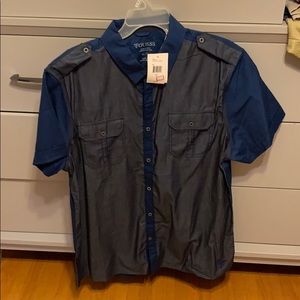 Guess Mens Short Sleeve Button Up